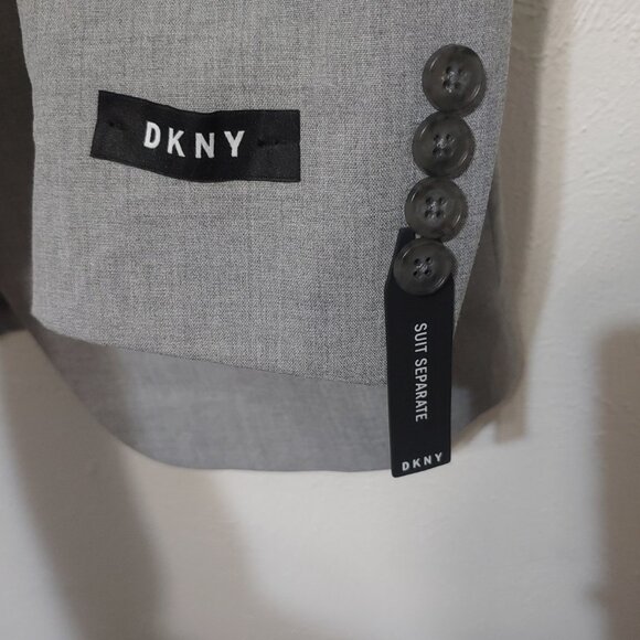 New DKNY Men's Grey  Suit Separate Sport Coat Blazer Jacket 42R - Picture 4 of 9